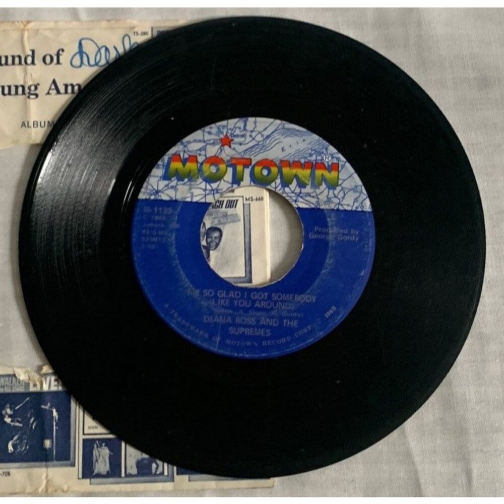 Diana Ross - I'm Livin in Shame & I'm So Glad I Got Somebody 45 Record